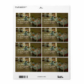 ダンススクール/バレリーナバレエダンサーのブルーダンス ラベル (フルシート)