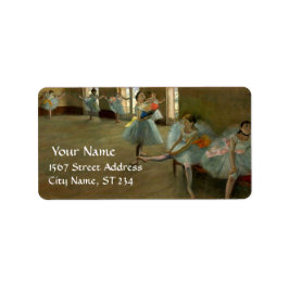 ダンススクール/バレリーナバレエダンサーのブルーダンス ラベル