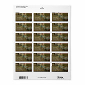 ダンススクール/バレリーナバレエダンサーのブルーダンス ラベル (フルシート)