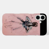 ダンススクール/バレリーナバレエダンサーモノグラム Case-Mate iPhoneケース (裏面 (横))