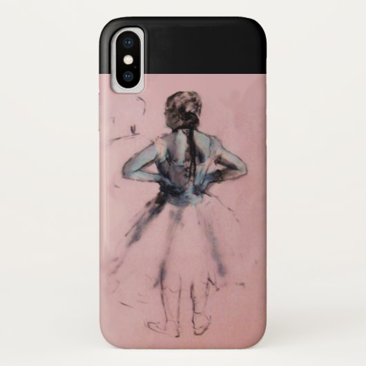 ダンススクール/ピンクバレリーナバレエダンサー Case-Mate iPhoneケース (裏面)