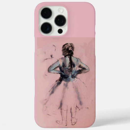 ダンススクール/ピンクバレリーナバレエダンサー Case-Mate iPhoneケース (裏面)