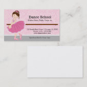 ダンススクール 名刺 (正面/裏面)