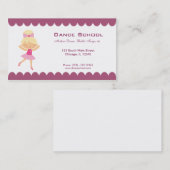 ダンススクール 名刺 (正面/裏面)