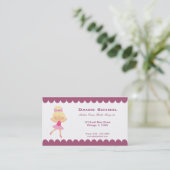 ダンススクール 名刺 (スタンド正面)