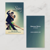 ダンススタジオインストラクター名刺 名刺 (正面/裏面)