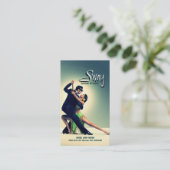 ダンススタジオインストラクター名刺 名刺 (スタンド正面)