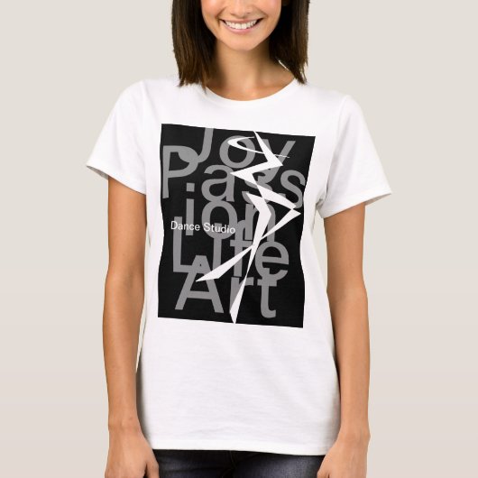 ダンススタジオシャンパン Tシャツ (正面)