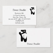 ダンススタジオスクール 名刺 (正面/裏面)