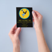 ダンススタジオヒップホップダンスレッスン事業 チラシ (手)