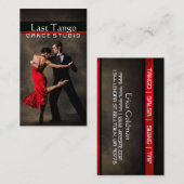 ダンススタジオ，インストラクター，ダンサー，名刺 名刺 (正面/裏面)