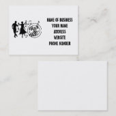 ダンススタジオ/ダンスインストラクターの名刺 名刺 (正面/裏面)