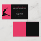 ダンススタジオ 名刺 (正面/裏面)