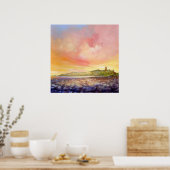 ダンスタンバラキャッスルアルニックノーサンバーランドプリント ポスター (キッチン)