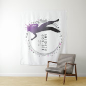 ダンスダンサーアカデミー展示展示会の背景 タペストリー (インサイチュ)