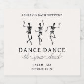 ダンスダンスダンスダンスウィークエンド ビールラベル (シングルラベル)