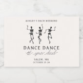 ダンスダンスダンスダンスウィークエンド リキュールボトルラベル (シングルラベル)