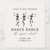 ダンスダンスダンスダンスウィークエンド ワインラベル (シングルラベル)