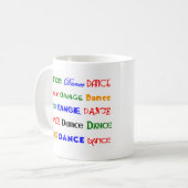 ダンスダンスダンス コーヒーマグカップ (正面左)