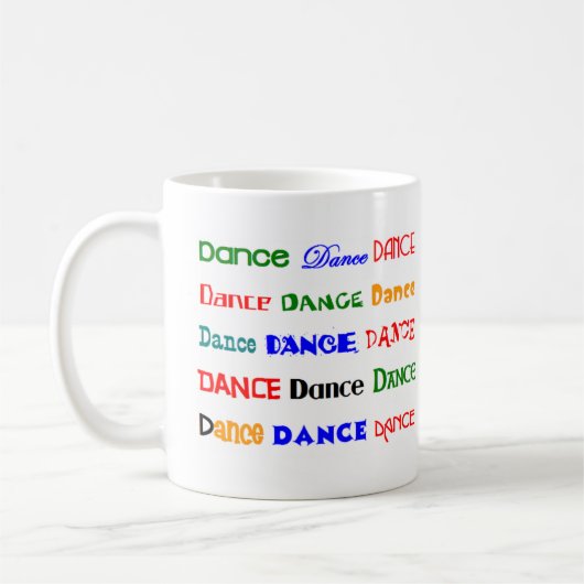 ダンスダンスダンス コーヒーマグカップ (左)