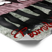 ダンスチームプリント ポスター (角)