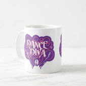 ダンスディバコーヒーマグ コーヒーマグカップ (正面左)