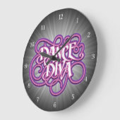 ダンスディバ ラージ壁時計 (傾斜)