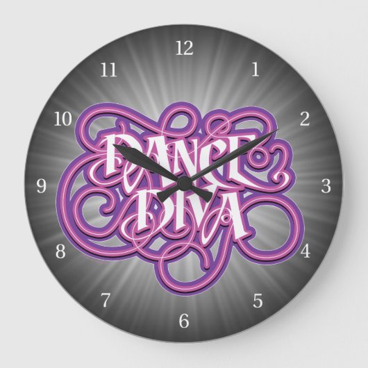 ダンスディバ ラージ壁時計 (正面)