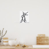 ダンスデュオアートプリント ポスター (キッチン)