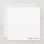 ダンスノートカードwリトル恋しく思ススイートピー ノートカード (裏面)