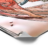 ダンスバイアルフォンスミュシャ1898 ポスター (角)