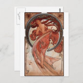 ダンスバイアルフォンズミュシャ ポストカード (正面/裏面)