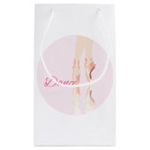 ダンスバレエのスリッパ スモールペーパーバッグ (裏面)
