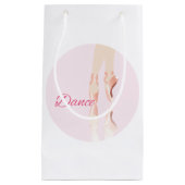 ダンスバレエのスリッパ スモールペーパーバッグ (正面)