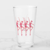 ダンスバレリーナのパーソナライズ タンブラーグラス (裏面)