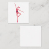 ダンスバレリーナ ノートカード (正面/裏面)