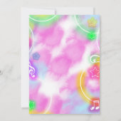 ダンスバースデー 招待状 (裏面)