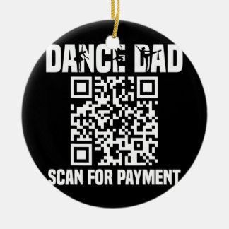 ダンスパパおもしろい踊りダディースキャン支払いI セラミックオーナメント