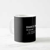 ダンスパパ定義踊りラバーダンサーファーザー コーヒーマグカップ (正面左)