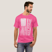 ダンスパパ旗（白） Tシャツ (正面フル)