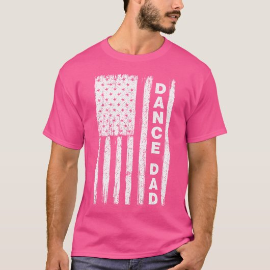 ダンスパパ旗（白） Tシャツ (正面)