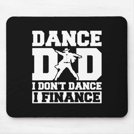 ダンスパパI Dance I Financeではない マウスパッド (正面)