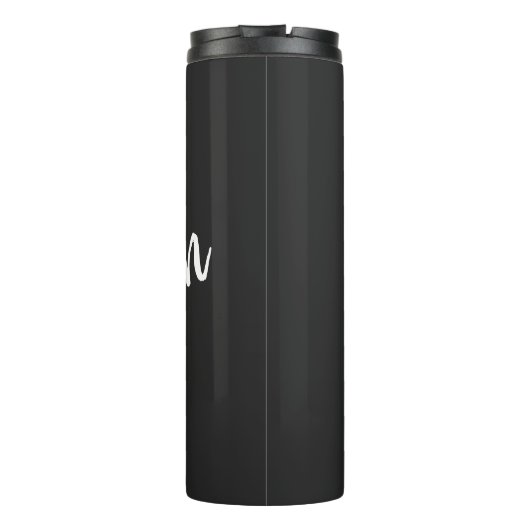 ダンスパーソナライズされたキャプテン振付家ブラック タンブラー (裏面)