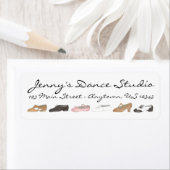 ダンスパーソナライズされたシューズ先生スタジオラベル ラベル (インサイチュ)