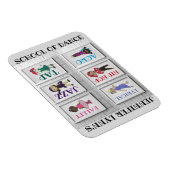 ダンスパーソナライズされたスタジオ先生バレエタップジャズ マグネット (右側)