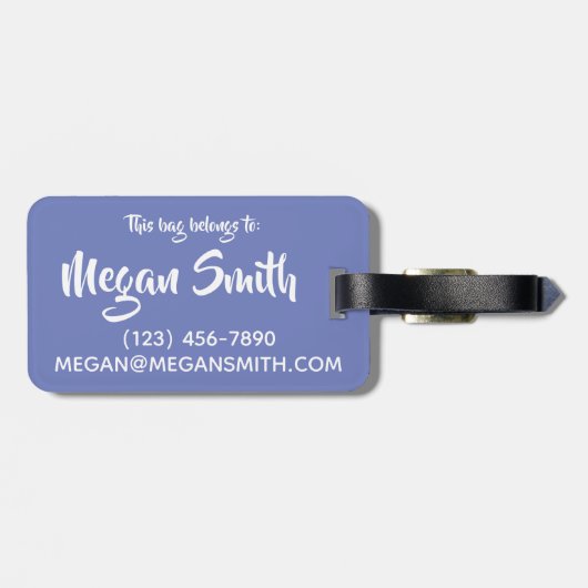 ダンスパーソナライズされたバッグリリリカルモダンダンサークラス ラゲッジタグ (裏面横)