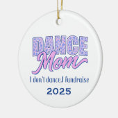 ダンスパーソナライズされたママオーナメント、ダンおもしろいスパレン セラミックオーナメント (左)