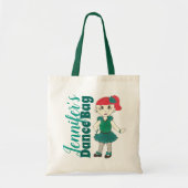 ダンスパーソナライズされた先生タップダンサーリサイタルギフト トートバッグ (正面)