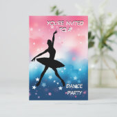 ダンスパーティの招待状 招待状 (スタンド正面)