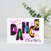 ダンスパーティの招待状 招待状 (スタンド正面)